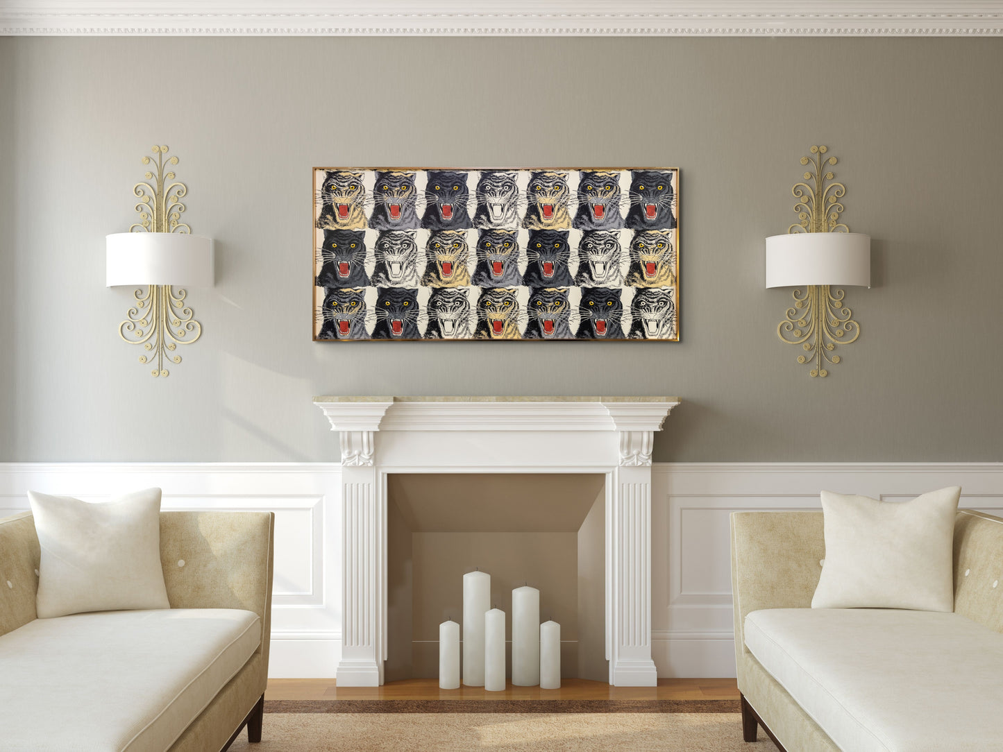 TwentyOne Tigers - 49" x 23"